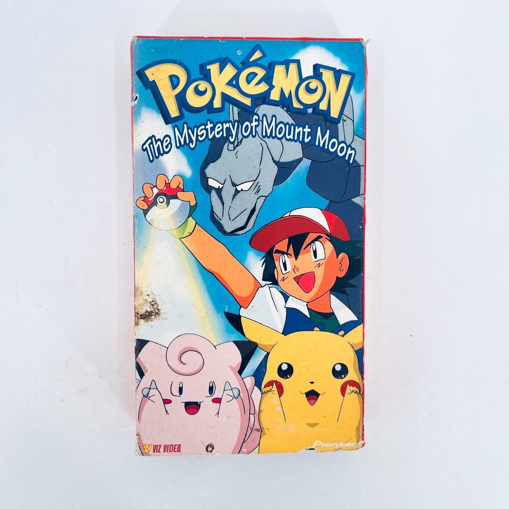 Pokemon The Mystery Of Mount Moon VOL 2 Vintage VHS 1999